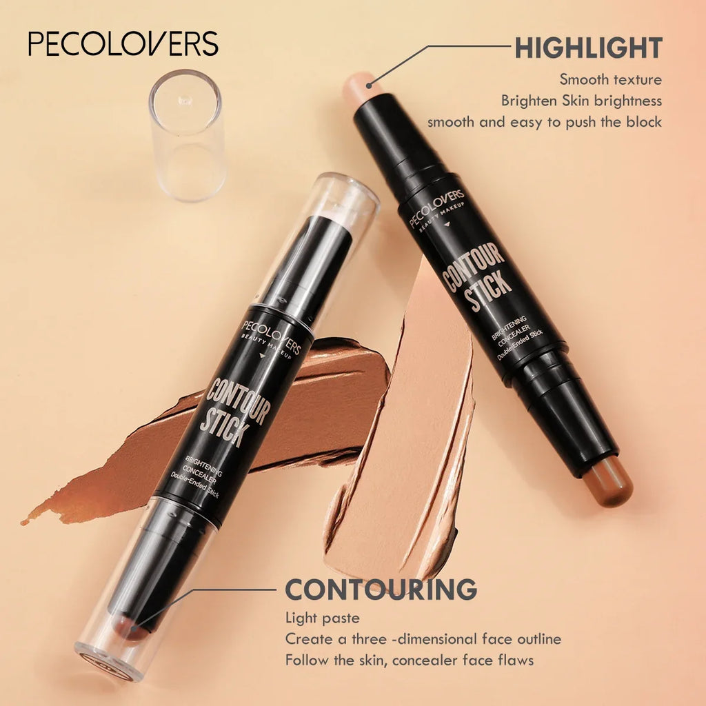 Dual-Ended Waterproof Concealer & Contour Stick