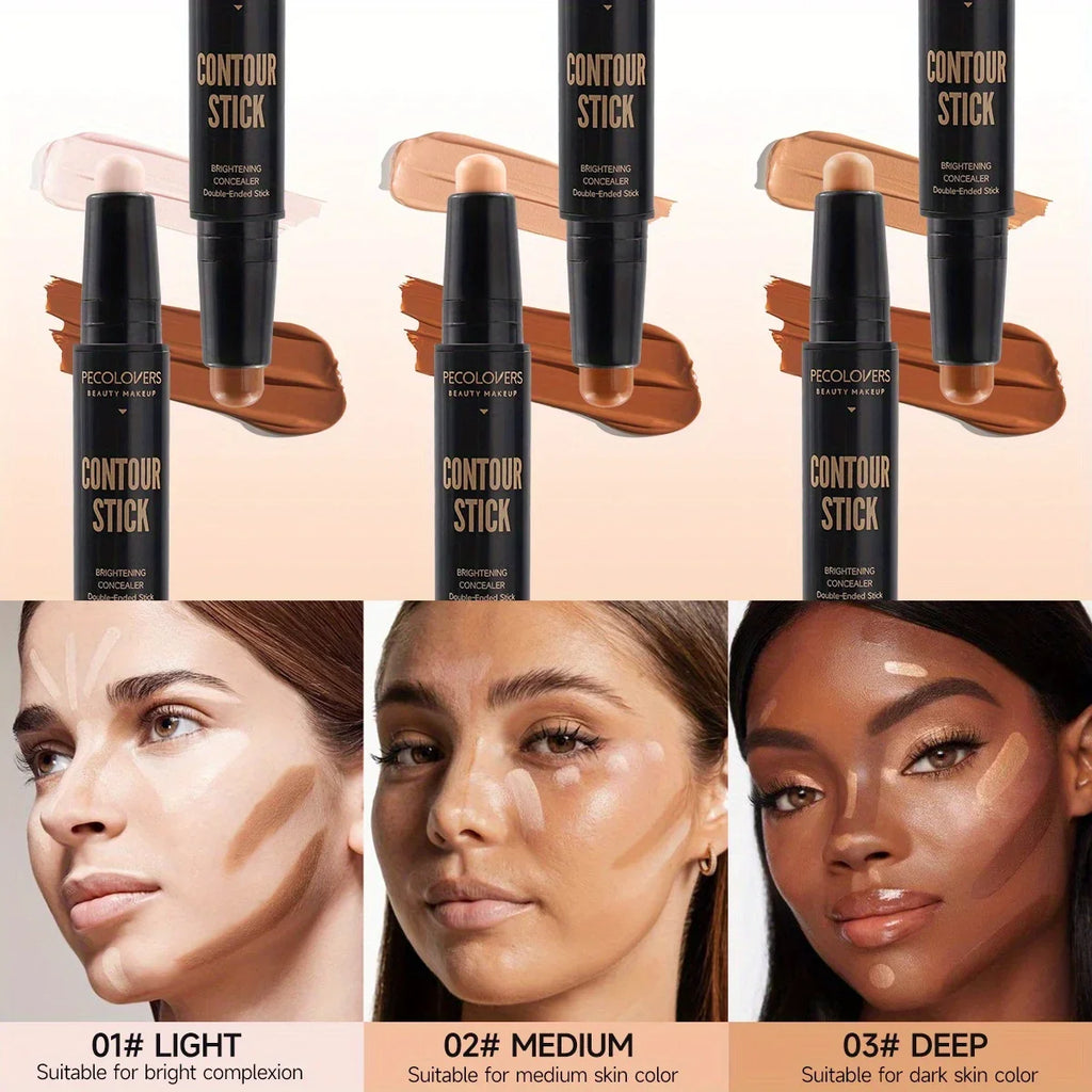 Dual-Ended Waterproof Concealer & Contour Stick