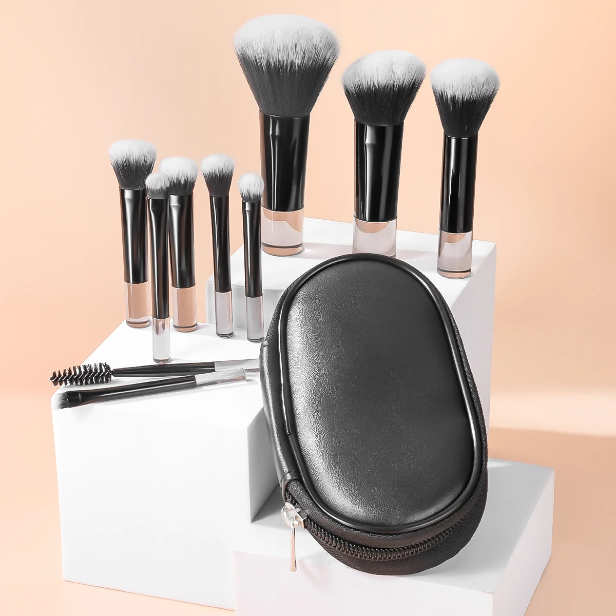 Mini Makeup Brush Set (10-Piece)