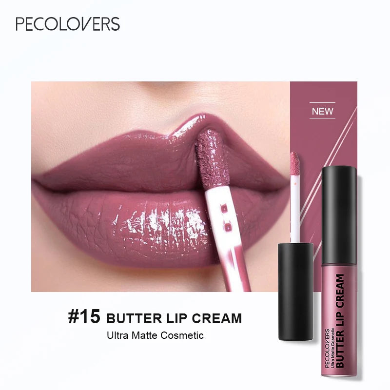 Waterproof Vitamin E Liquid Lipstick – Long-Lasting Color (21 Shades)