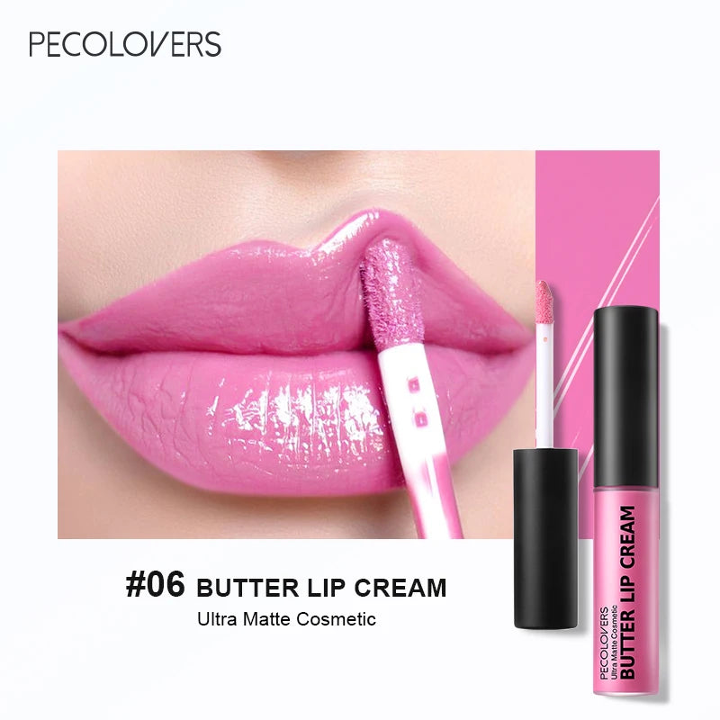 Waterproof Vitamin E Liquid Lipstick – Long-Lasting Color (21 Shades)
