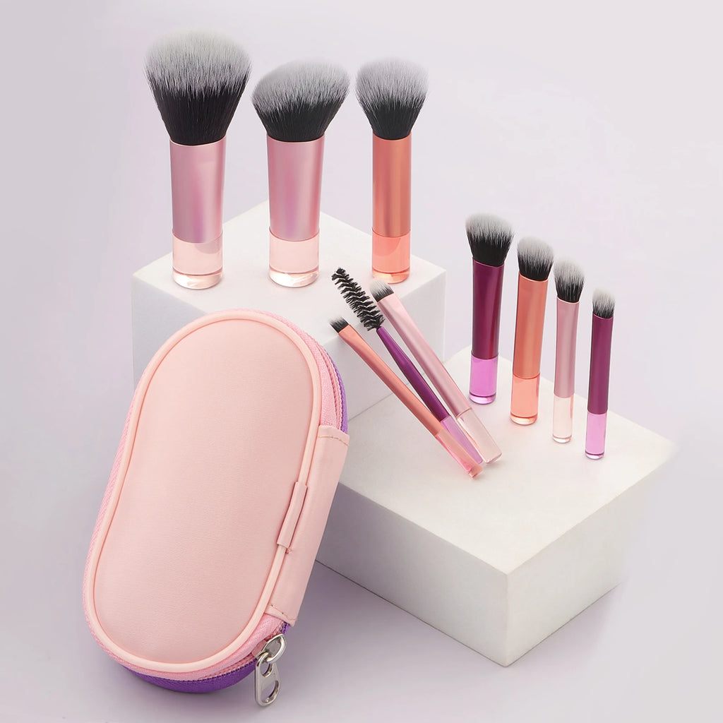 Mini Makeup Brush Set (10-Piece)