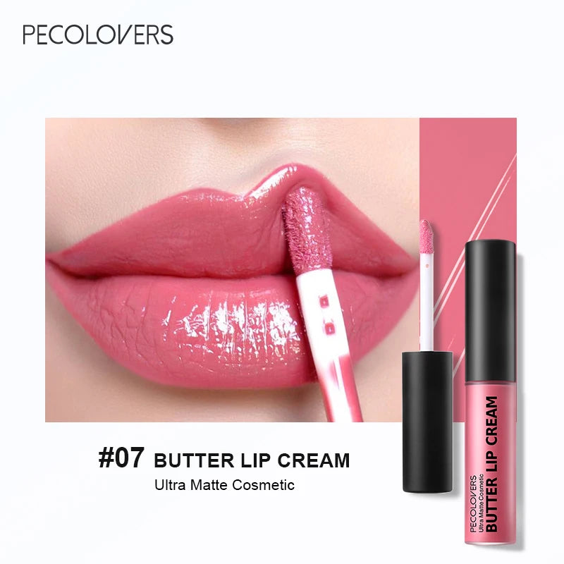 Waterproof Vitamin E Liquid Lipstick – Long-Lasting Color (21 Shades)
