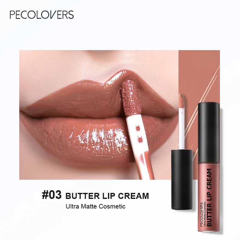 Waterproof Vitamin E Liquid Lipstick – Long-Lasting Color (21 Shades)