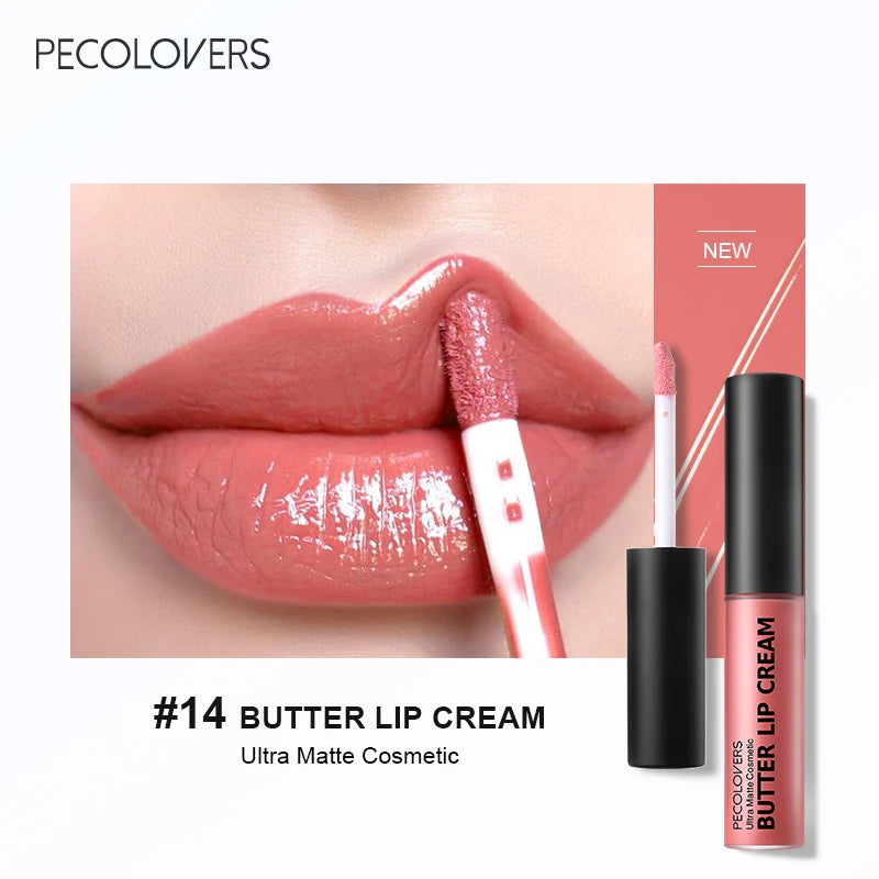 Waterproof Vitamin E Liquid Lipstick – Long-Lasting Color (21 Shades)