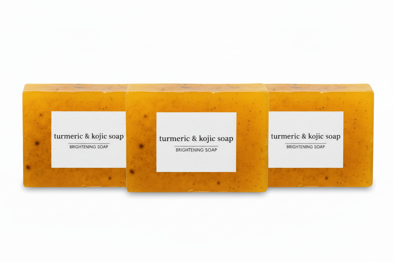 Turmeric + Lemon Kojic Acid Brightening & Moisturizing Soap