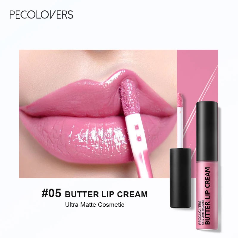 Waterproof Vitamin E Liquid Lipstick – Long-Lasting Color (21 Shades)